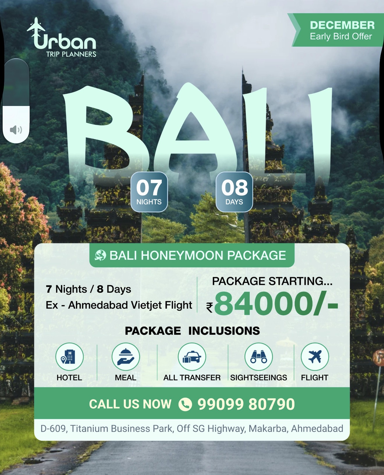 Bali 7N8Days Package